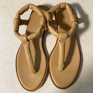Tibi Clarence Napa Sandal 39 tan